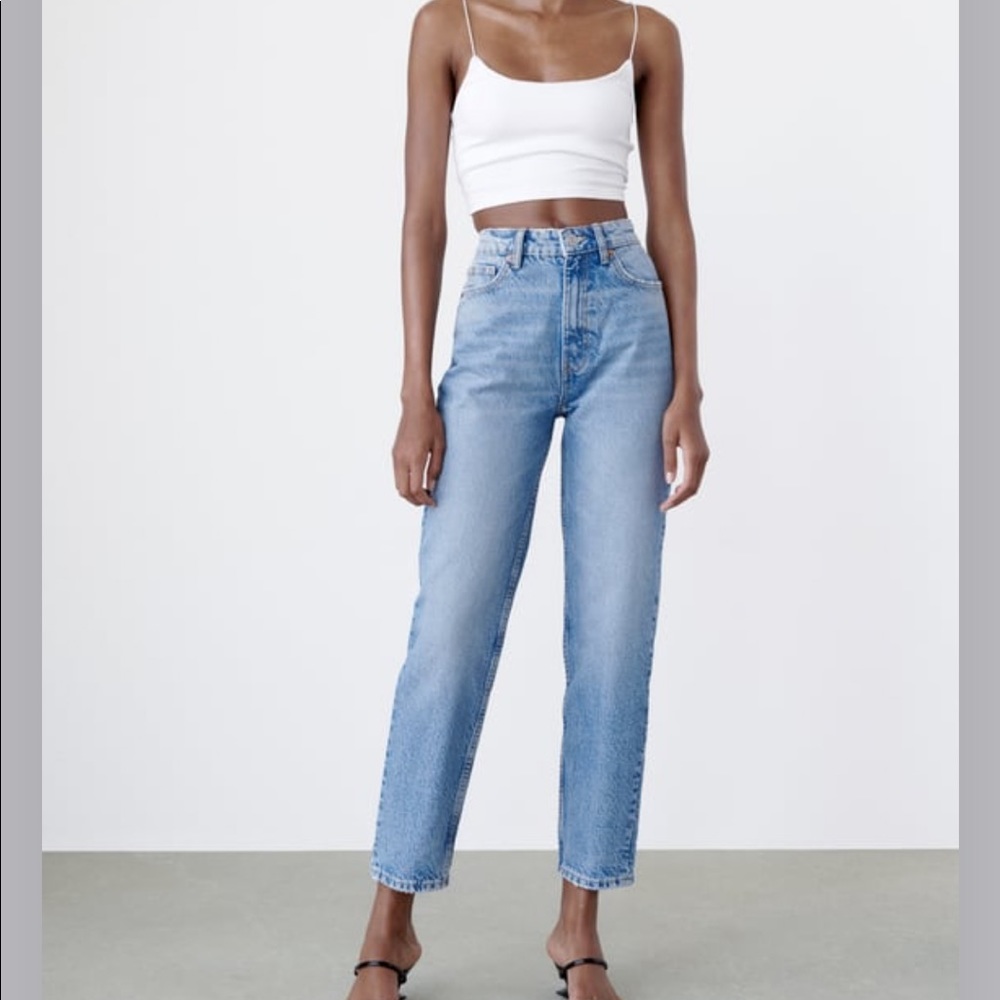 Zara High Rise Slim Jeans